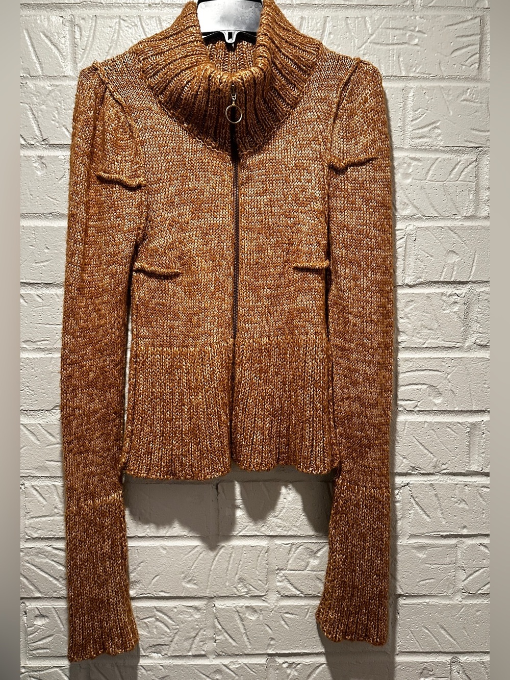 Dolce and Gabbana Knit Zip Sweater Size Medium